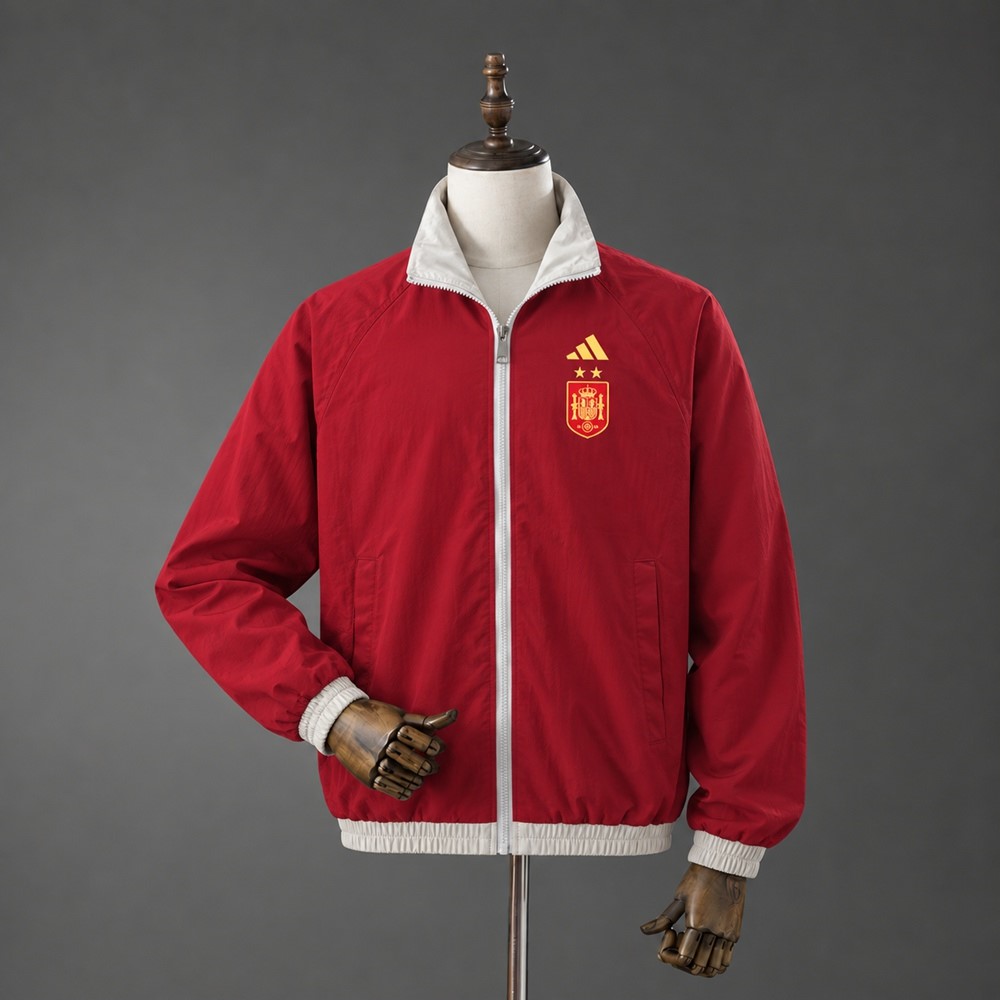 Chaqueta España Full Zip 2026-2027 Rojo